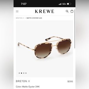 KREWE Breton II in Matte Oyster 24K
